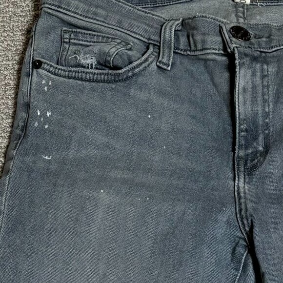 Current Elliot - Grey Splattered Stiletto Jean - Size 30 - Picture 4 of 15